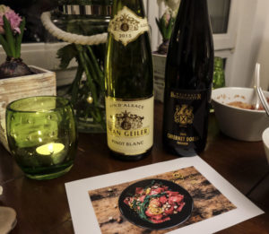 Wein zur Beete