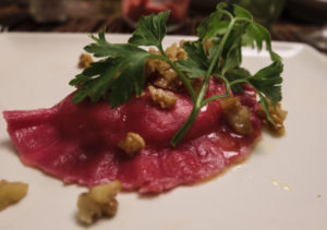 Kochglück bei Iris mit Roter Beete Ravioli